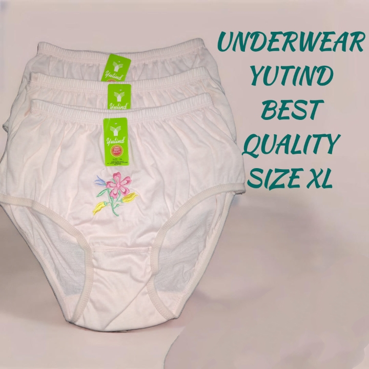 YUTIND BORDIR SABLON - CD Wanita Yutind JUMBO UK.XL ( ISI 1pcs )