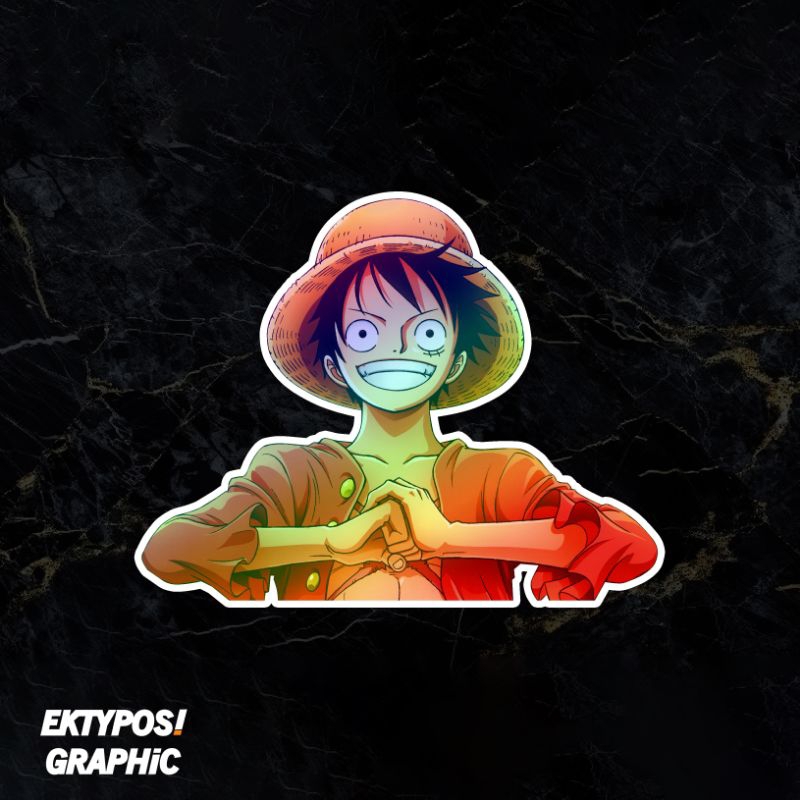 

Sticker hologram - One Piece Monkey D Luffy - LFA1
