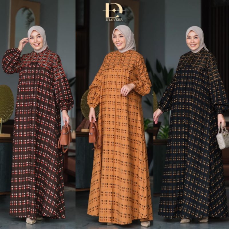 GAMIS TERBARU SAKIRA DRESS BY D'LOVERA ORIGINAL 100%