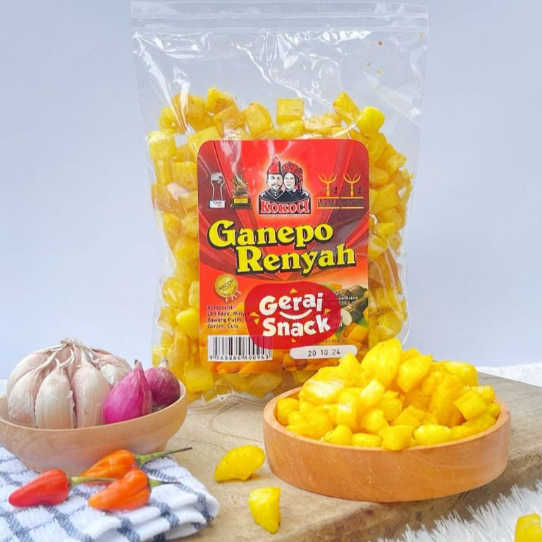 

Ganepo Renyah Kokoci Cemilan Ubi Kayu Oleh2 Khas Padang 200gr