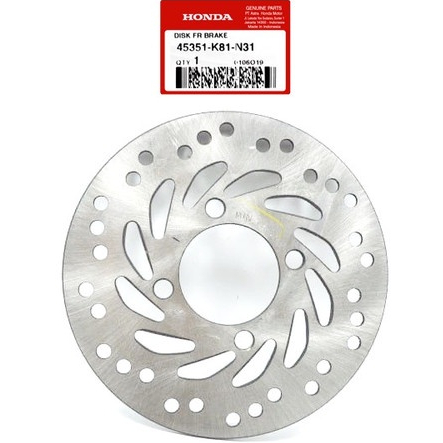 PIRING REM CAKRAM DEPAN BEAT F1 ESP 2016-2017 / BEAT STREET / VARIO 125 LED / VARIO 150 LED [45351-K