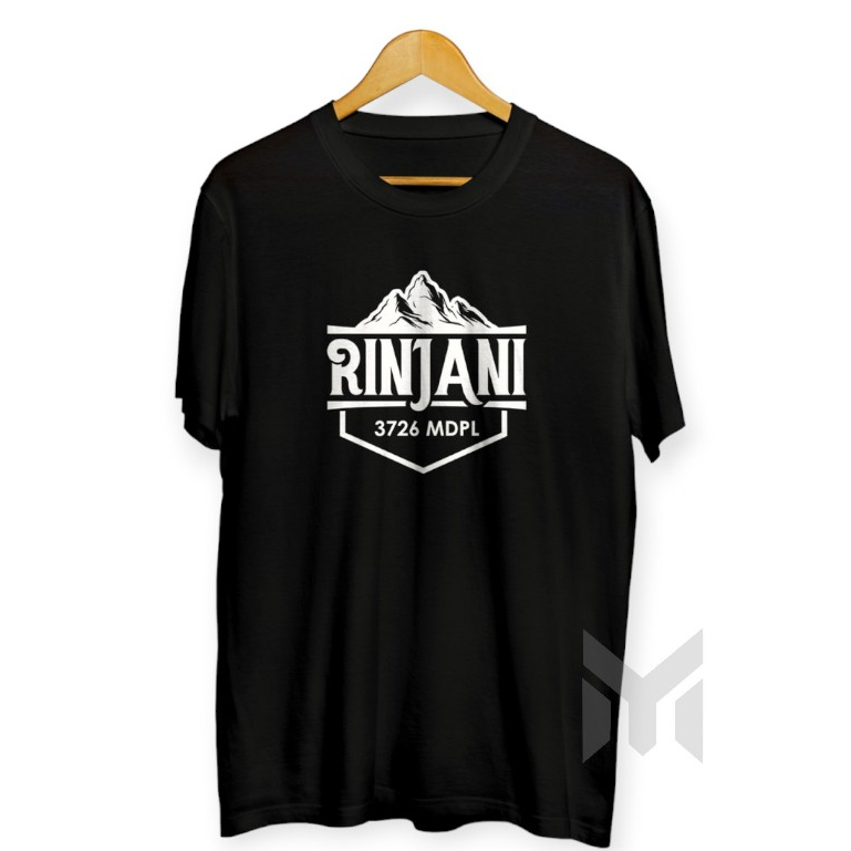 Kaos Pria Distro RINJANI PENDAKI GUNUNG OUTDOOR HIKING