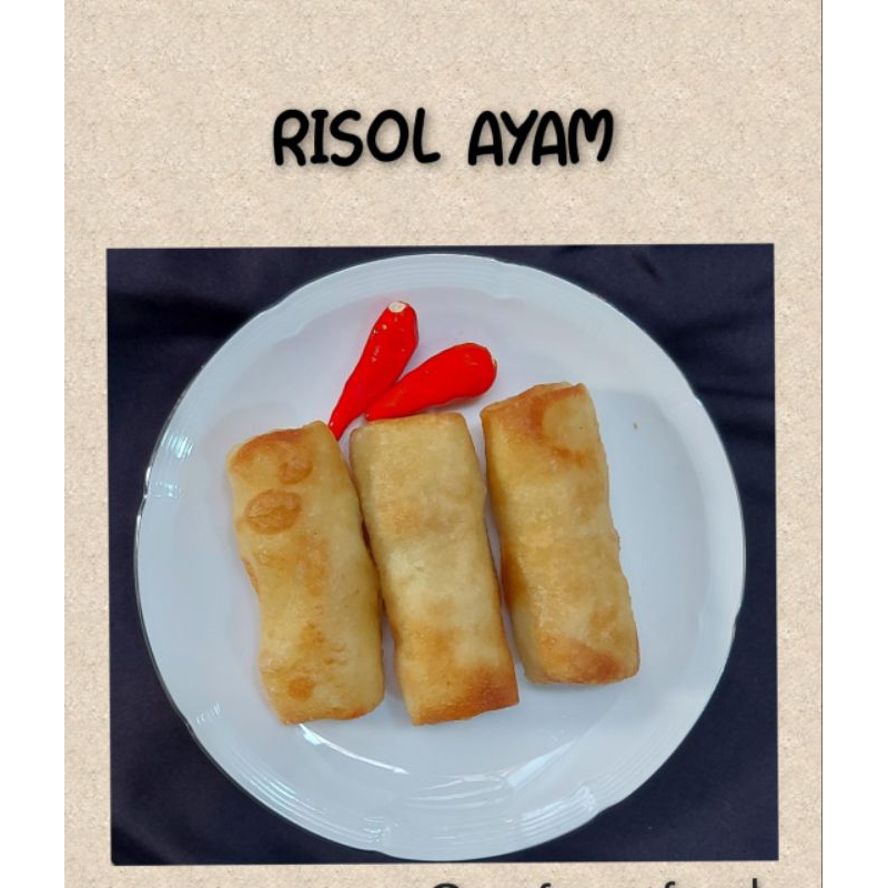 

Risol Isi Ayam/Kebab isi 10 pcs Frozen