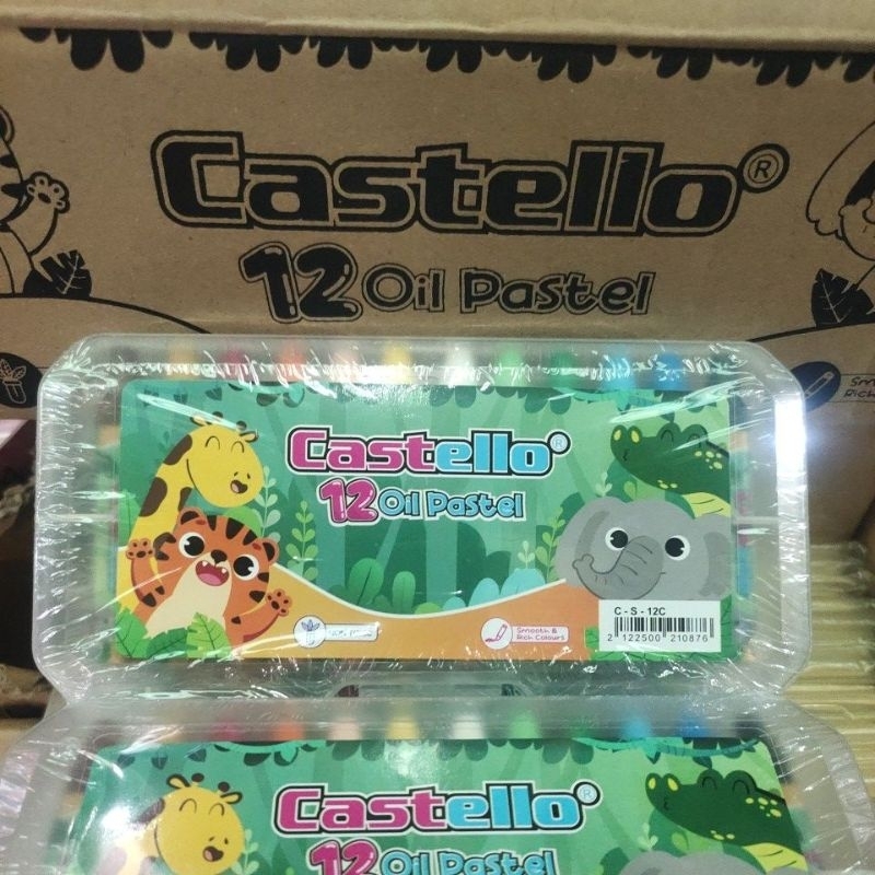 

krayon castello 12 oil pastel / pcs