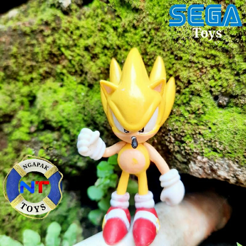 Mainan SONIC JAZWARES golden Sonic - Super Sonic The Hedgehog