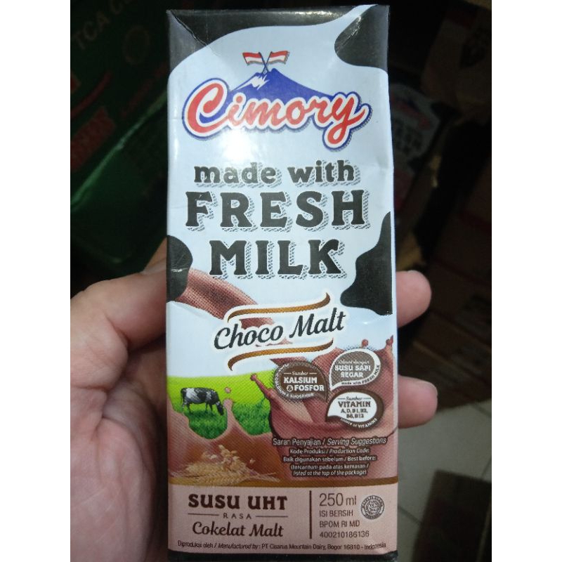 

susu Cimory rasa choco malt 250ml