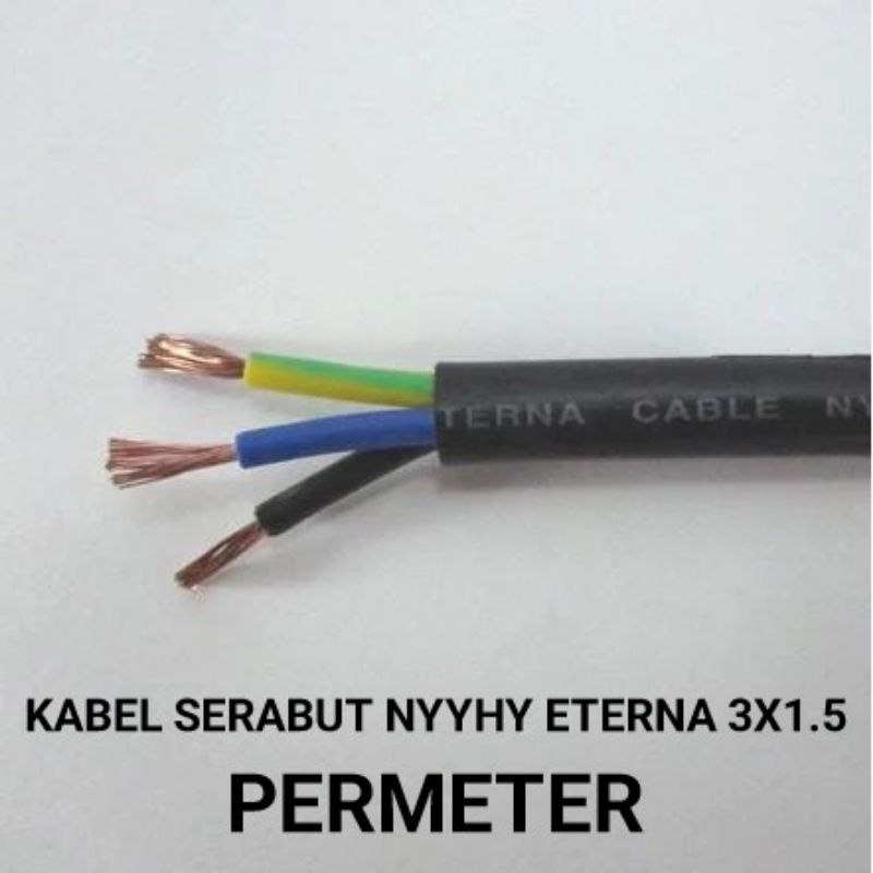 kabel serabut eterna 3x1.5