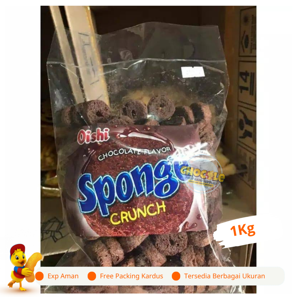 

PROMO 2.2 OISHI SPONGE 1KG || PUSAT GROSIR SNACK DAN COKLAT KILOAN ORIGINAL || CEMILAN INDOFOOD