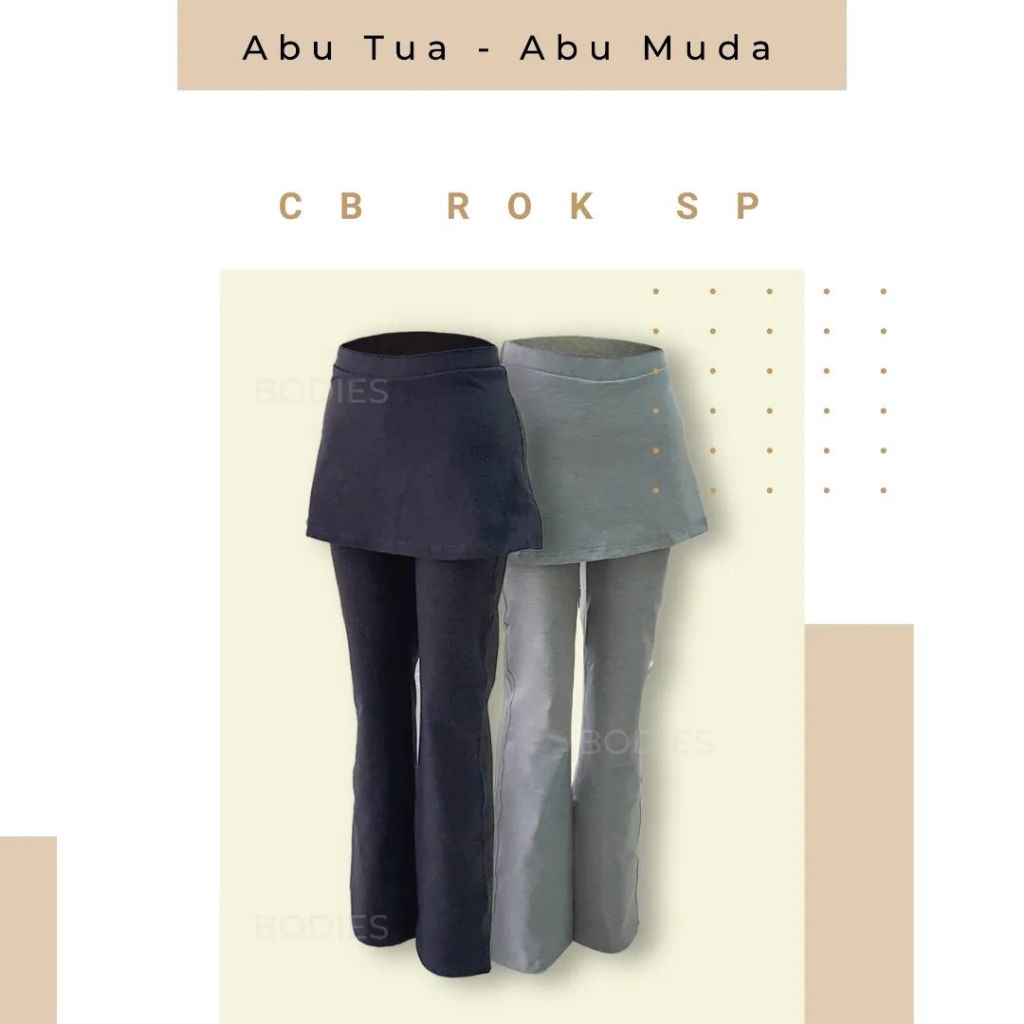 CELANA OLAHRAGA WANITA BODIES ROK SP / CELANA SENAM CB ROK SP