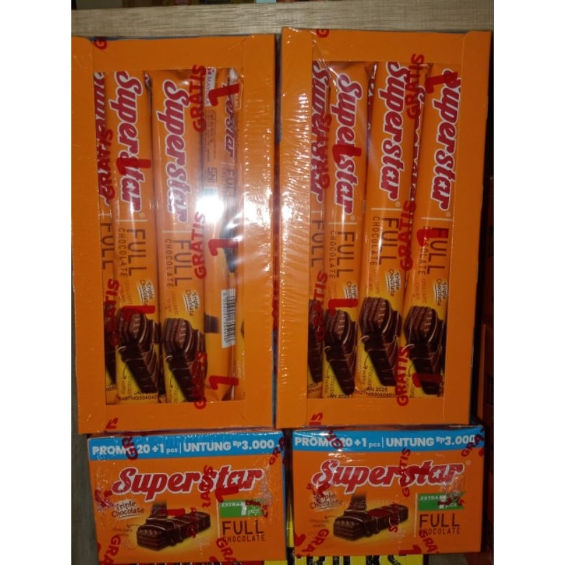 

Superstar Triple Choco Wafer - Netto 20 pcs