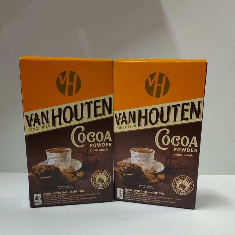 

VanHouten Cocoa Powder 80gr / Cokelat Bubuk Van Houten 80gr