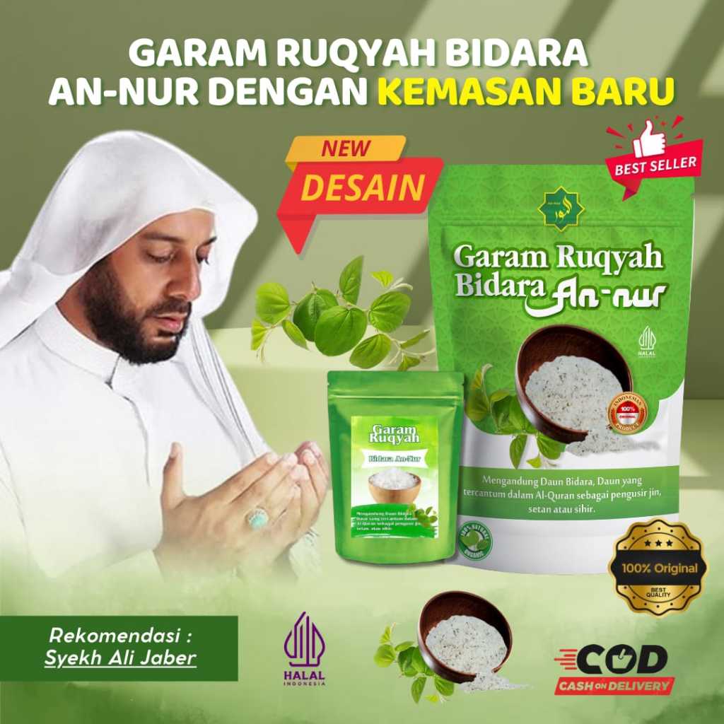 

Garam Ruqyah Bidara An Nur Original 200gr - Untuk Meruqyah/Menetralisir Rumah,Toko,Tempat Usaha Dari Energi Negatif