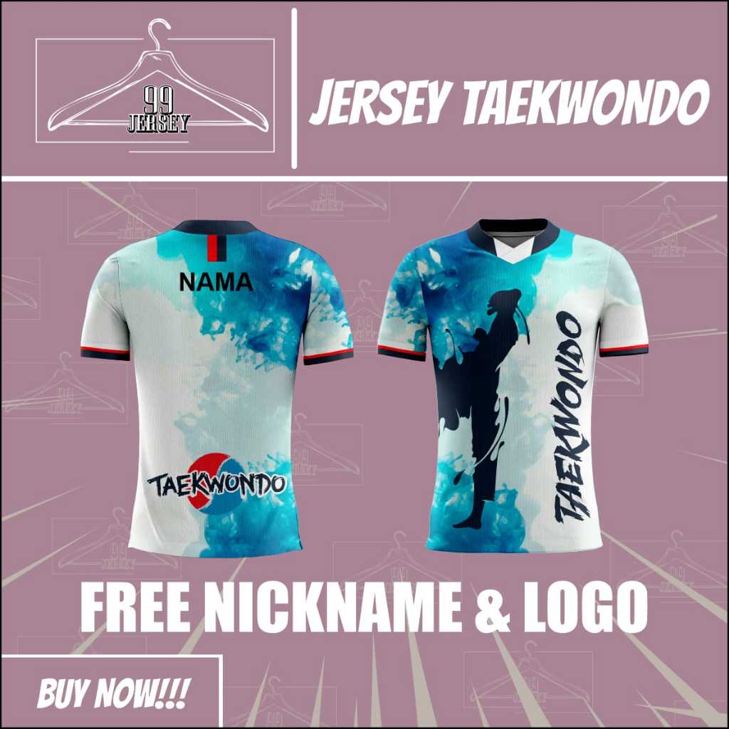 Jersey Taekwondo | Kaos  Taekwondo | Jersey Muay Thai | Jersey Karate | Kaos  Bela Diri | Pakaian  O