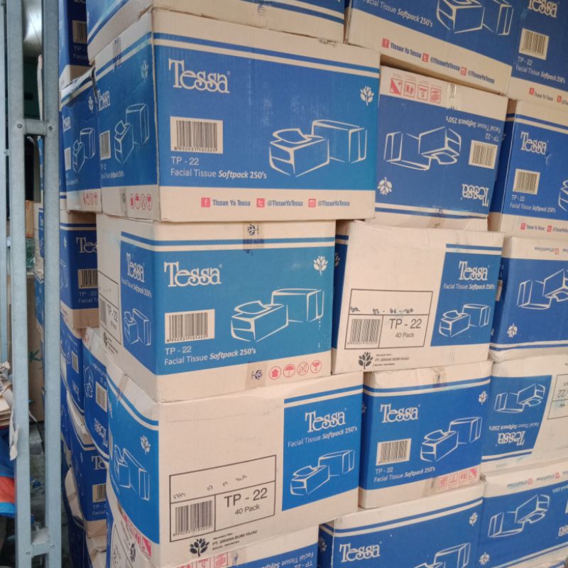 TISU TESSA 1DUS 250SHEETS 2PLY TERMURAH