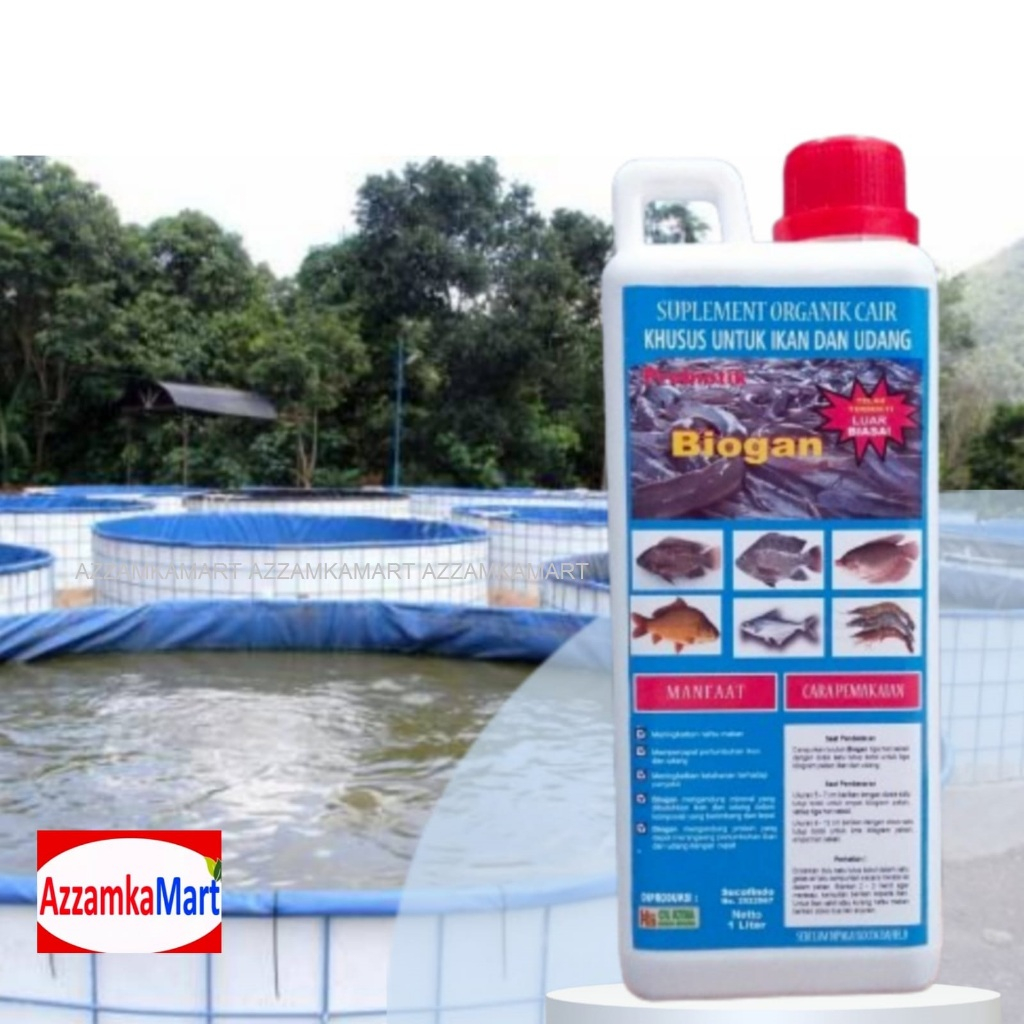 Probiotik BIOGAN Organik Cair Budidaya Ikan Lele