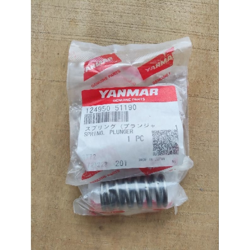 pir per spring plunger yanmar tf 85 original asli