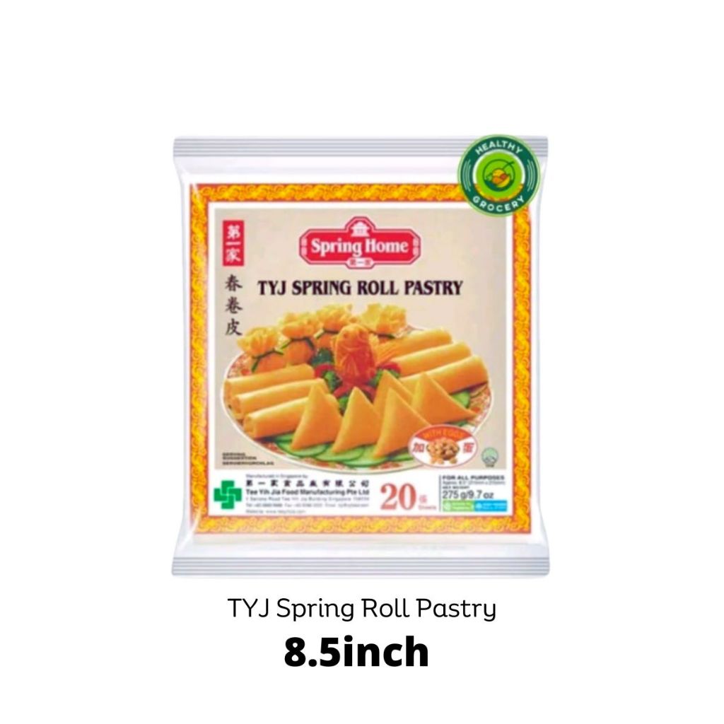 

TYJ Spring Roll Pastry 8.5 Inch/ Kulit Pangsit / Khusus Grabsend / Gosend