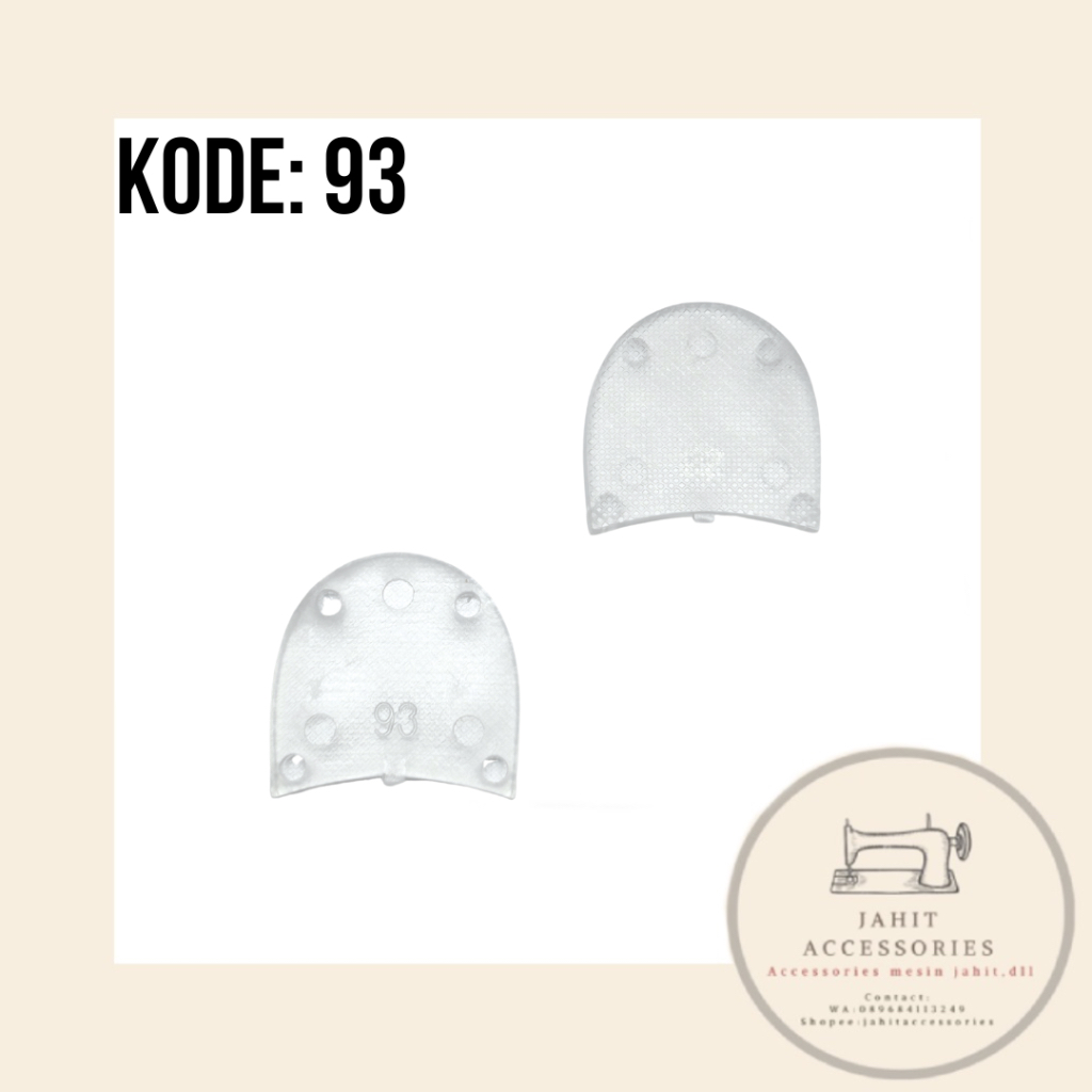 Tutup Alas Hak Kaca Tinggi / Heels (Kode 93 ) Heel Tip Perawatan Aksesoris Alas Sepatu Hak Wanita