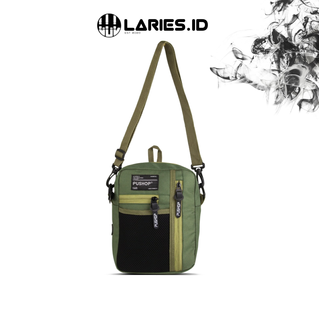 LARIES Original - Choco Tas Slinbag Cowok Premium Tas Selempang Kerja Tas Laki Laki