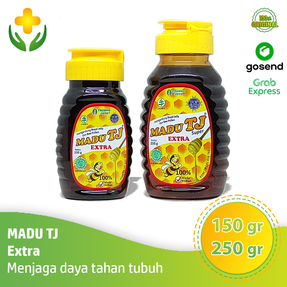 

Madu TJ Extra 150 gr 250 gr Madu Bee Pollen & Propolis