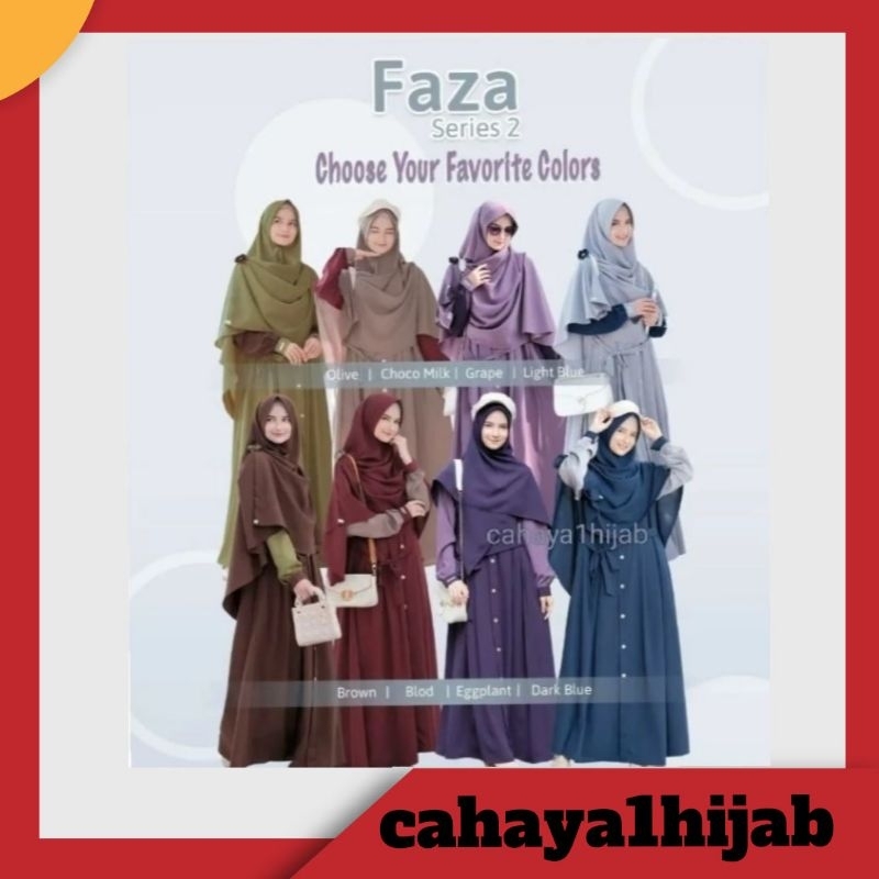 GAMIS ONLY FAZA DRESS EKSLUSIF @anggrekyani.id