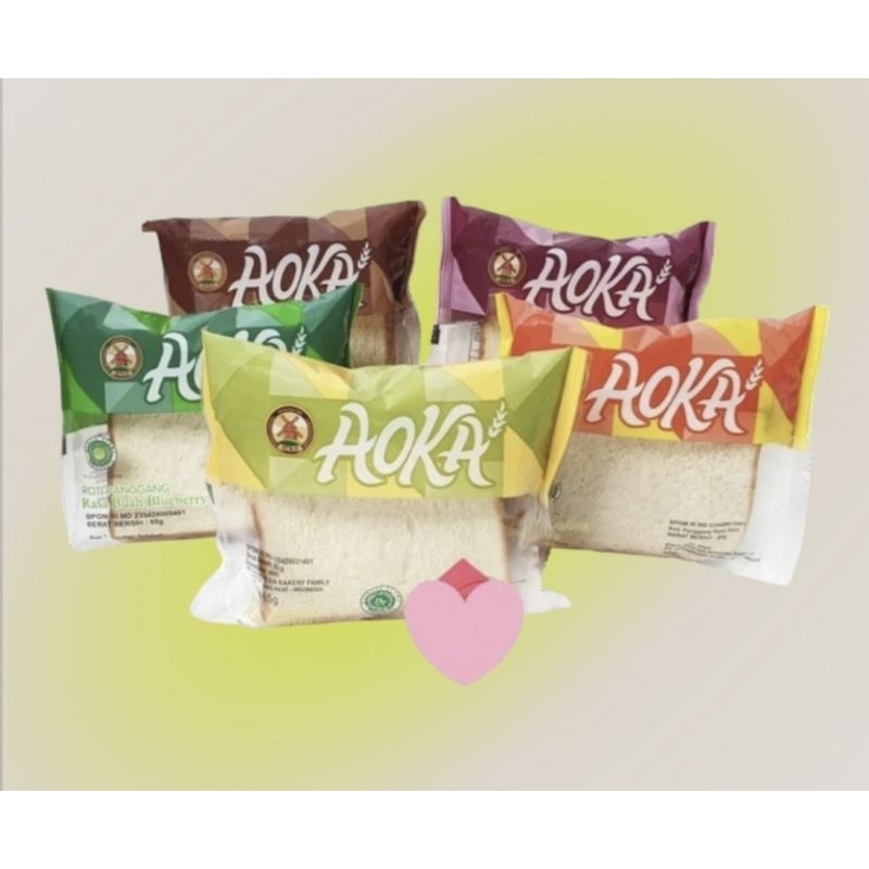 

Roti AOKA berbagai varian rasa