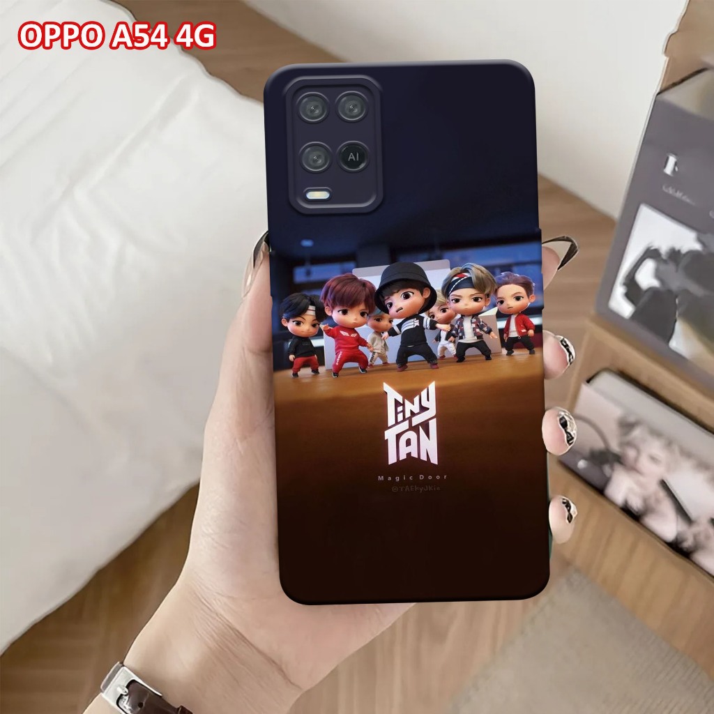 |021| Softcase Oppo A54 4G - Case Procamera - Case Fashion Cute Bts Cartoon (Type Lain Di chat)
