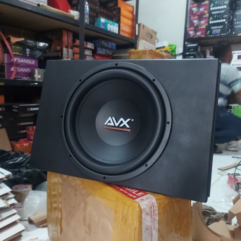 subwoofer aktif 12inc avx cyber ac-1268 dobel coil untuk mobil futura/ts-120 lama