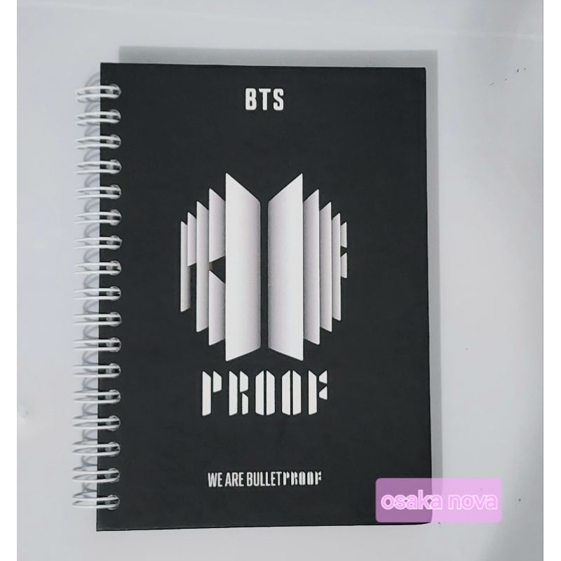 

Notebook BTS Hardcover Buku Tulis Ukuran A6 (kecil) Murah Bagus