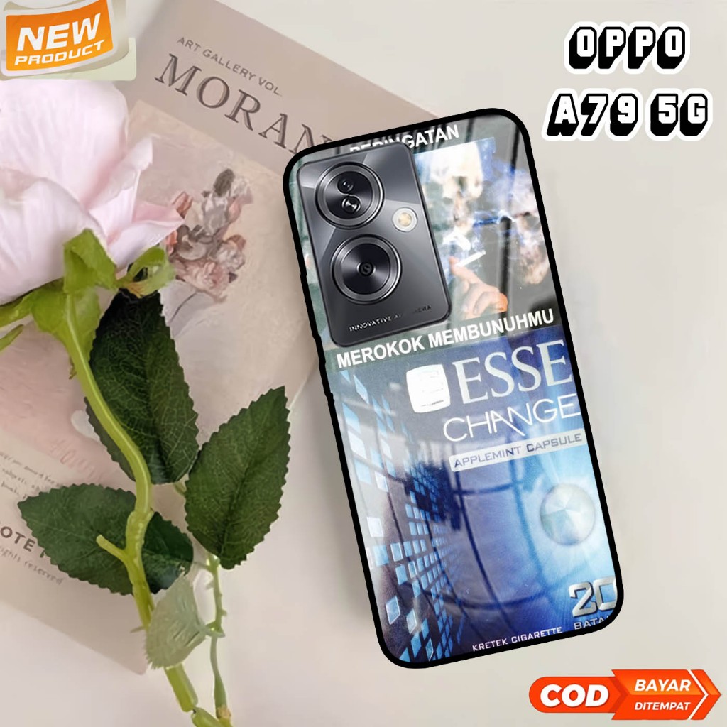 Softcase Glass Kaca Oppo A79 (T02)