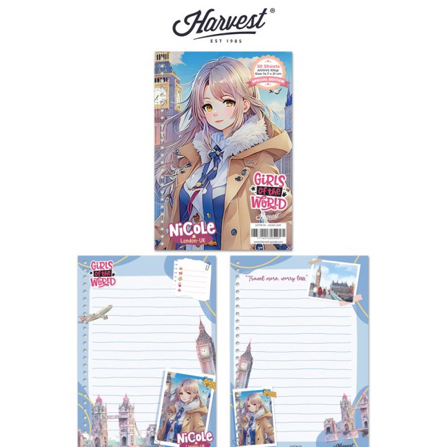 

Best Loose Leaf Kes Binder Harvest A5 Girls of The World London