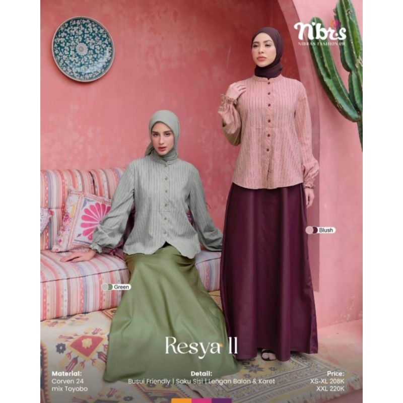 gamis nibras Resya 11 terbaru bisa COD