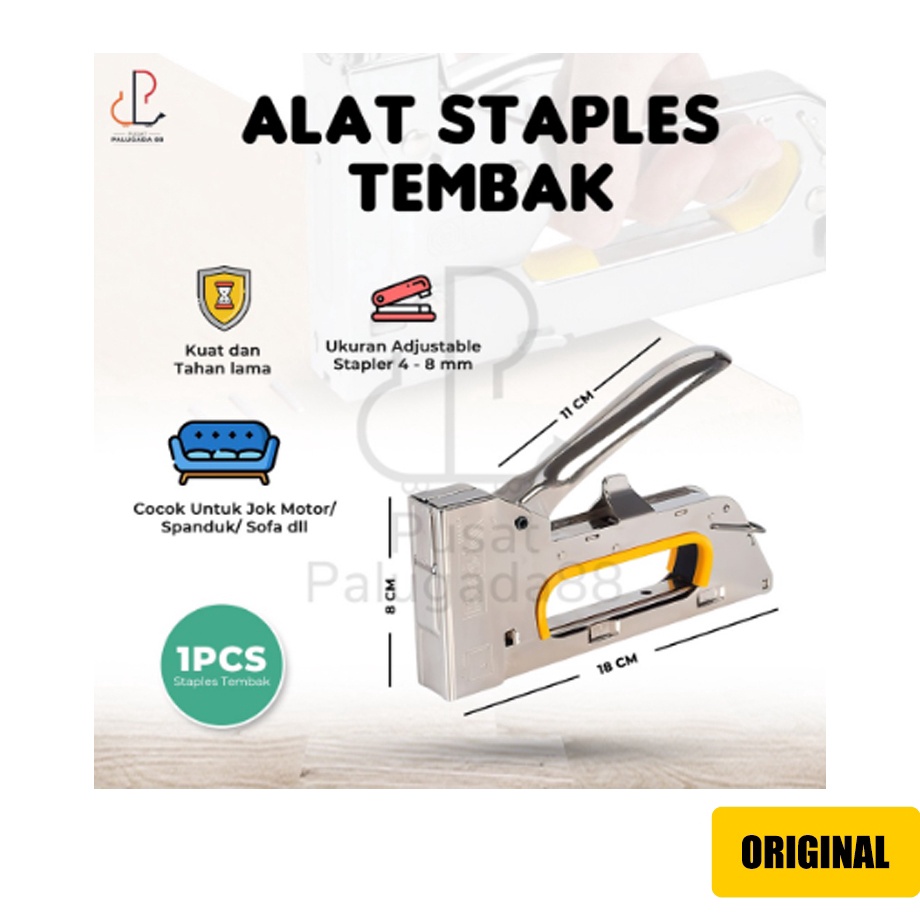 

Paling Popular Staples Tembak Jok Motor Kayu Staple Tacker Jok Motor Steples Stepler Tembak Kuat Universal