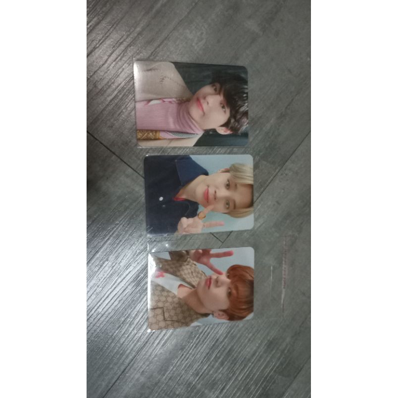 photocard pc bts official lightstick ab se jimin Taehyung v jungkook jk