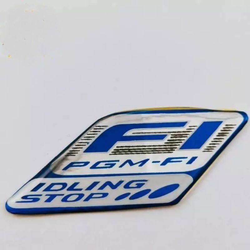 Emblem Logo Stiker Sticker Timbul Honda FI PGM-FI IDLING STOP Vario Techno 125 150