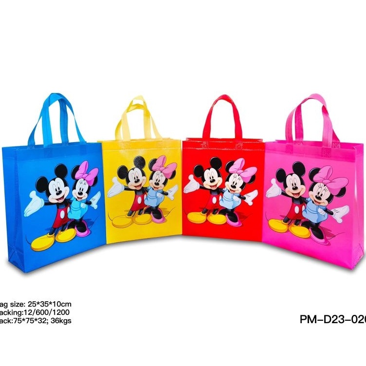 

Sentuhan Personal Goodiebag karakter ulang tahun anak 25x35x1 Lusinan isi 12goodiebag ulang tahungoodiebag pesta