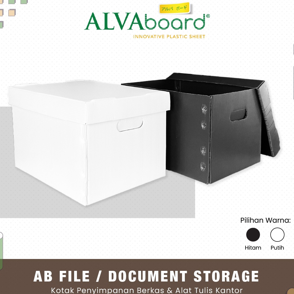 

Sedia Disini Kardus Dokumen ALVAboard Box File Kantor Tutup Pisah Ukuran 365x265x24 cm P x L x T