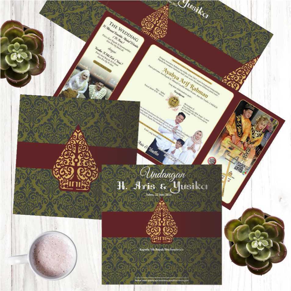 UNDANGAN PERNIKAHAN DAN KHITANAN FOTO TEMA JAWA