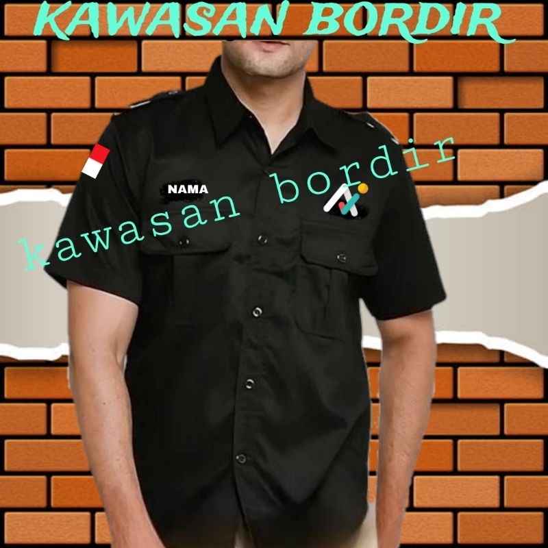 Terbaru kemeja arkas baju arkas seragam arkas pdh arkas full bordir.