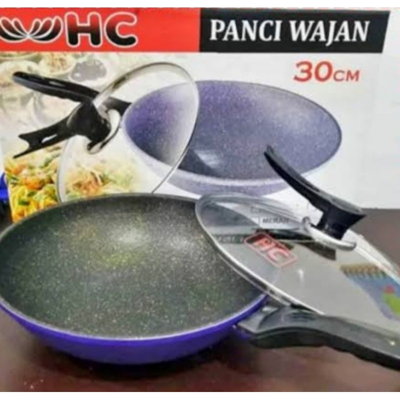 panci wajan anti lengket  hc 30cm
