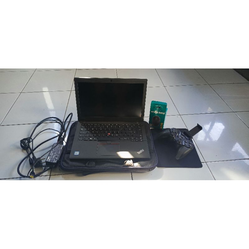 Laptop Lenovo Thinkpad X270 i5 second plus gamepad bluetooth paket komplit