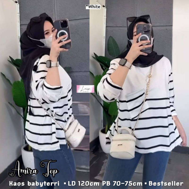 AMIRA TOP / KAOS OVERSIZE STRIPE JUMBO