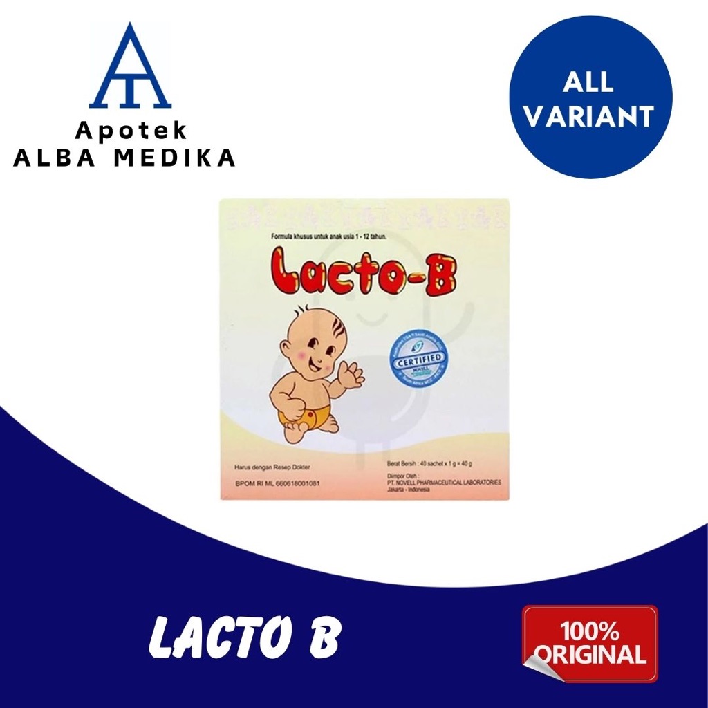 LACTO B | Probiotik Anak / Vitamin Anak | Obat Diare Anak | Lacto B Sachet / Lakto B