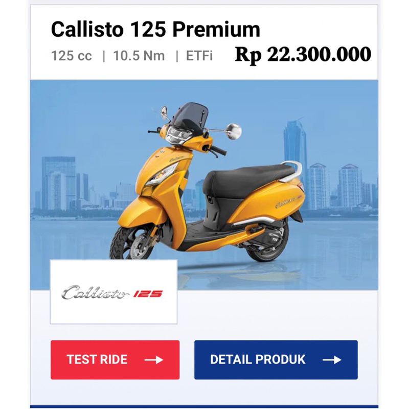 TVS CALLISTO 125 PREMIUM