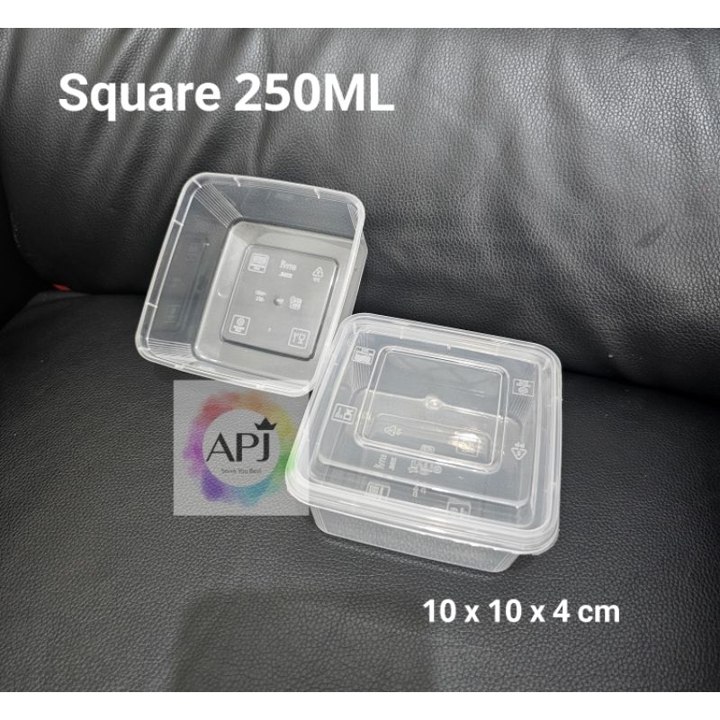 Thinwall Square 250ml / Thinwall Kotak 250ml / Thinwall Mini 250ml / Dessert box / Kotak Dessert 250