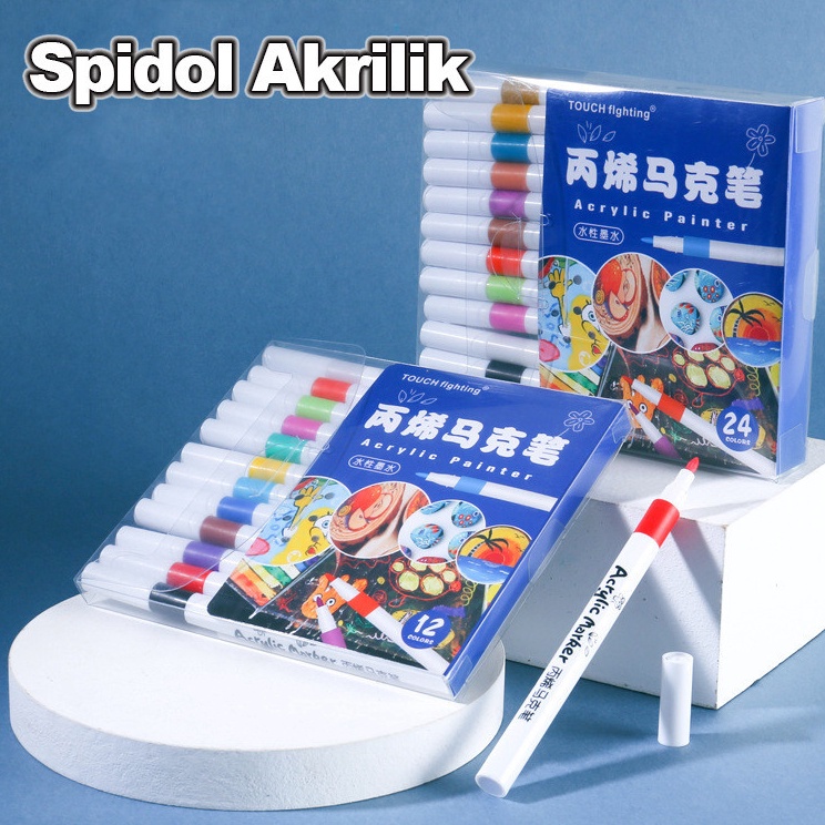 

Sentuhan Personal Pen Akrilik Marker Warna Cepat Kering Tahan Air Spidol Acrylic Painter Menggambar Kreativitas Seni Edukasi Anak Grasp Acrylic Markers Pen Akrilik Marker Painter Set Pulpen Warna Tahan Air Dan Tahan Lama