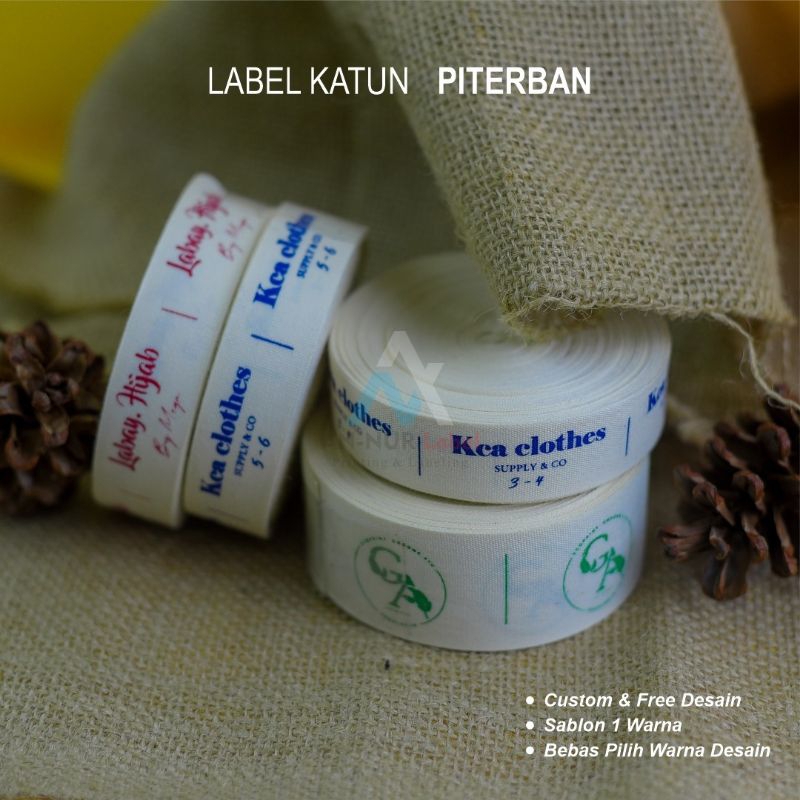 

label piterban import/piterban import/label cotton/label halus/label baju/label hijab/piterban halus