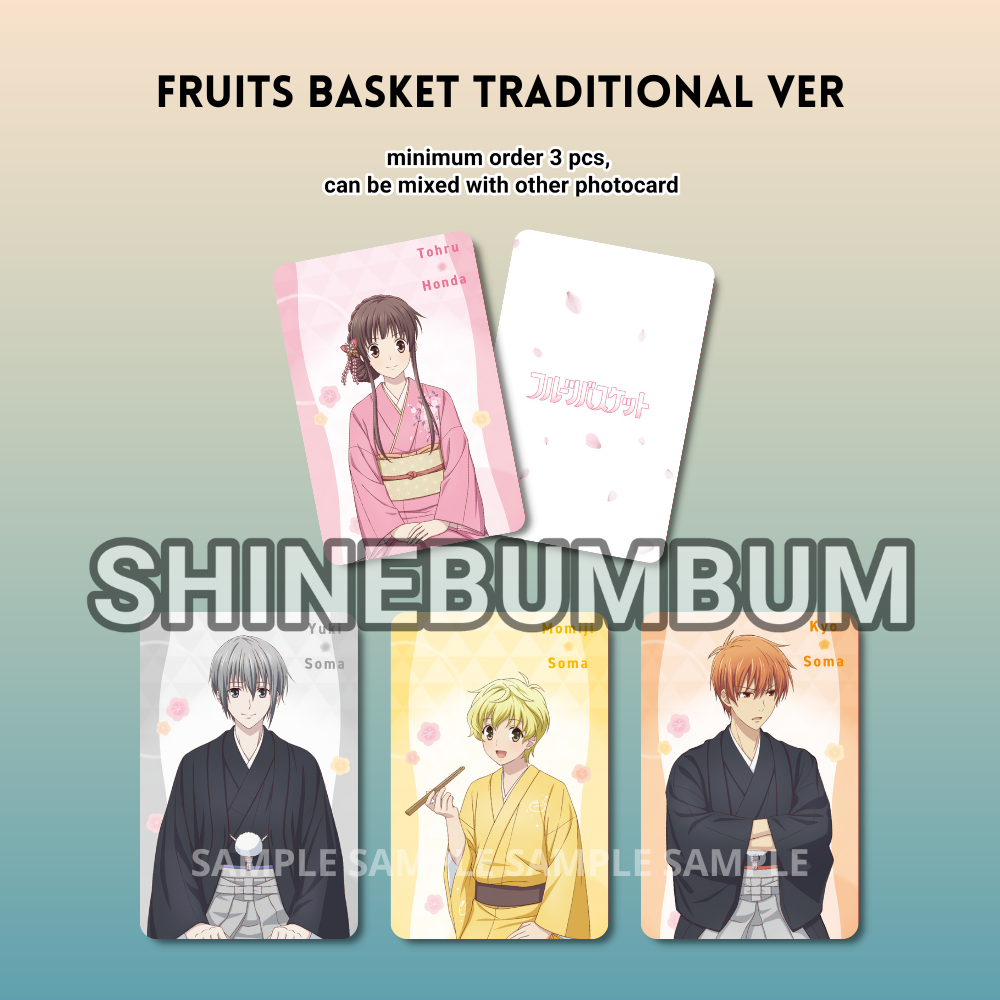 Photocard Anime Fruits Basket Traditional Ver [SHINEBUMBUM]