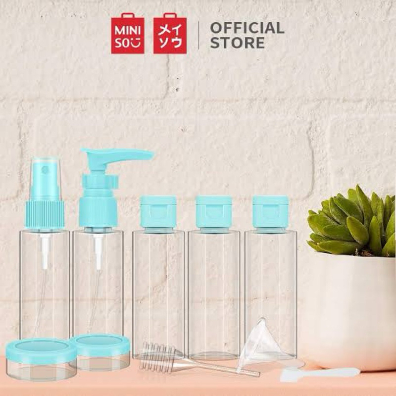 Travel Botol Miniso Bottle Set Botol Travel Botol Kosong Botol Sabun Botol Parfum Botol Isi Ulang Ca