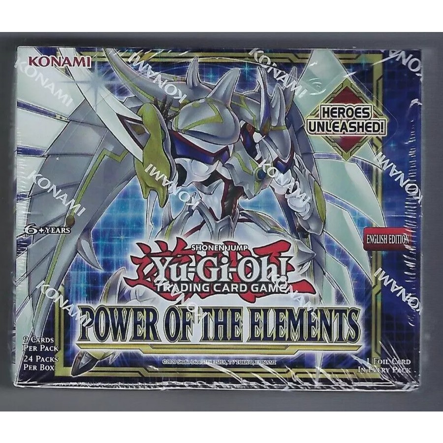 yugioh power of the elements Booster Box Sealed